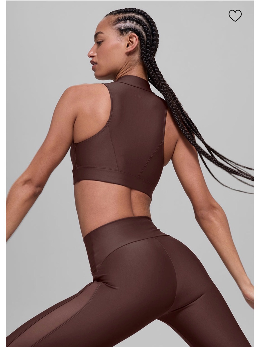 *NWT* ALO Infatuation Set in Brownstone | Top (S) & Leggings (XS) - Picture 8 of 13